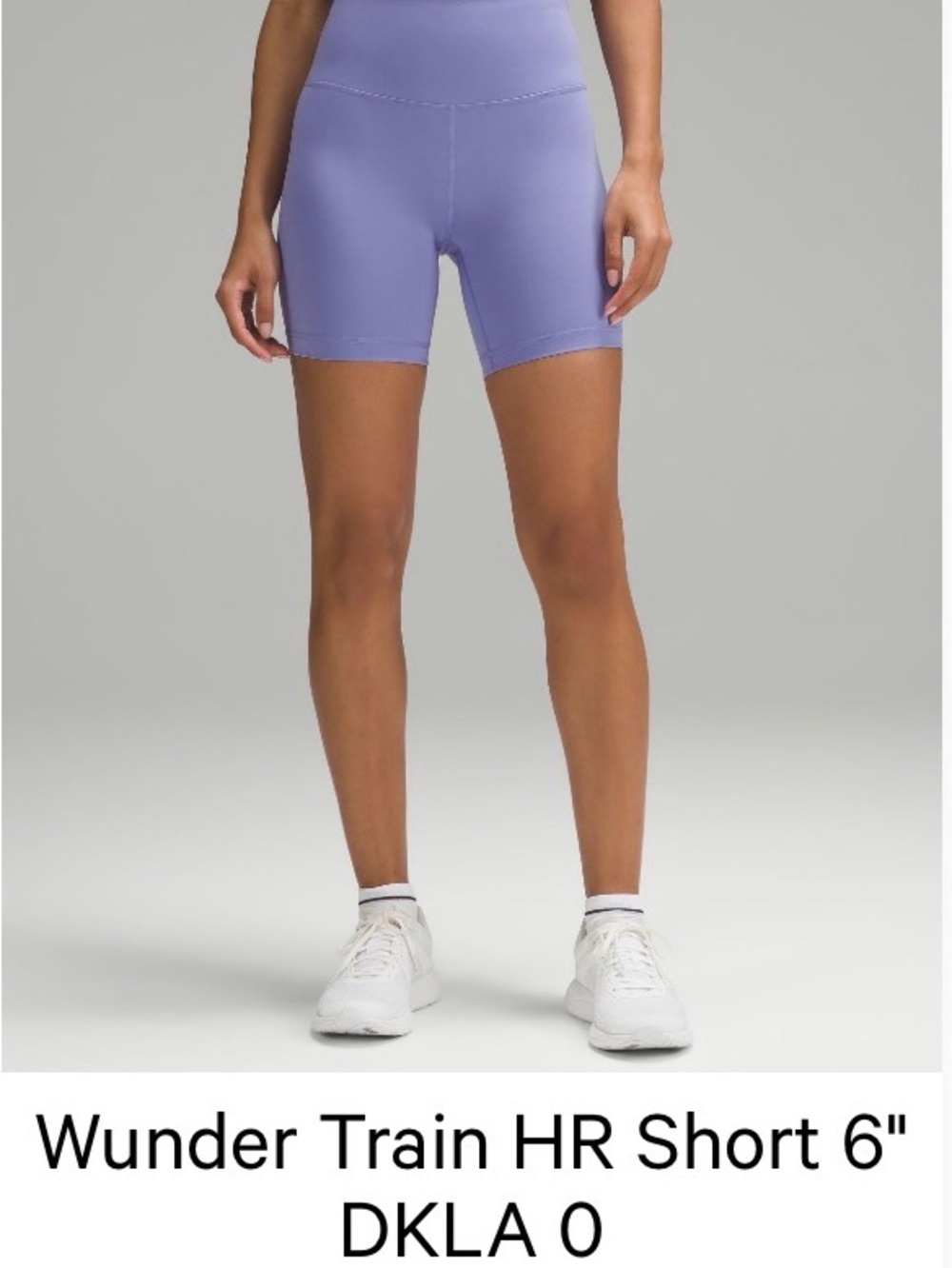 lululemon athletica Wunder Train High-Rise 6" Shorts - Lavender